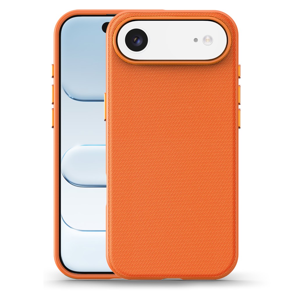 For iPhone Air Magnetic Case Tech Fabric Coated TPU + PC Anti-Drop Phone Cover