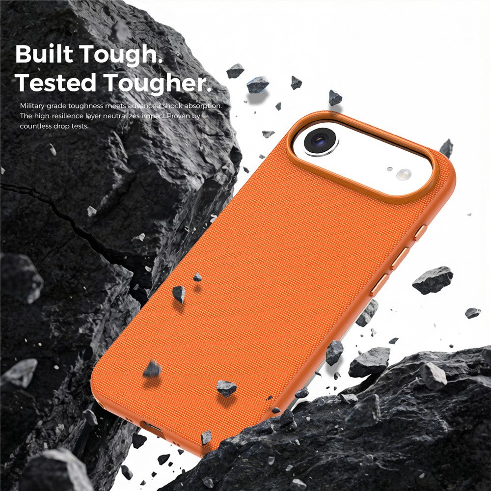 For iPhone Air Magnetic Case Tech Fabric Coated TPU + PC Anti-Drop Phone Cover