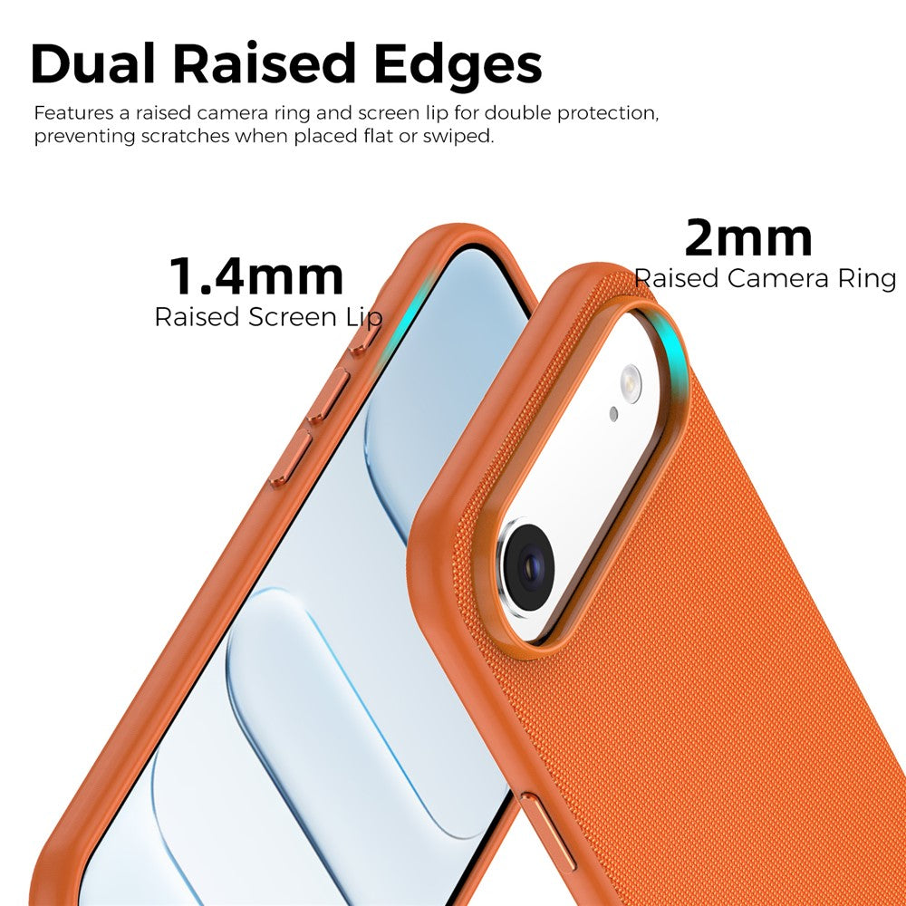 For iPhone Air Magnetic Case Tech Fabric Coated TPU + PC Anti-Drop Phone Cover