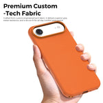 For iPhone Air Magnetic Case Tech Fabric Coated TPU + PC Anti-Drop Phone Cover
