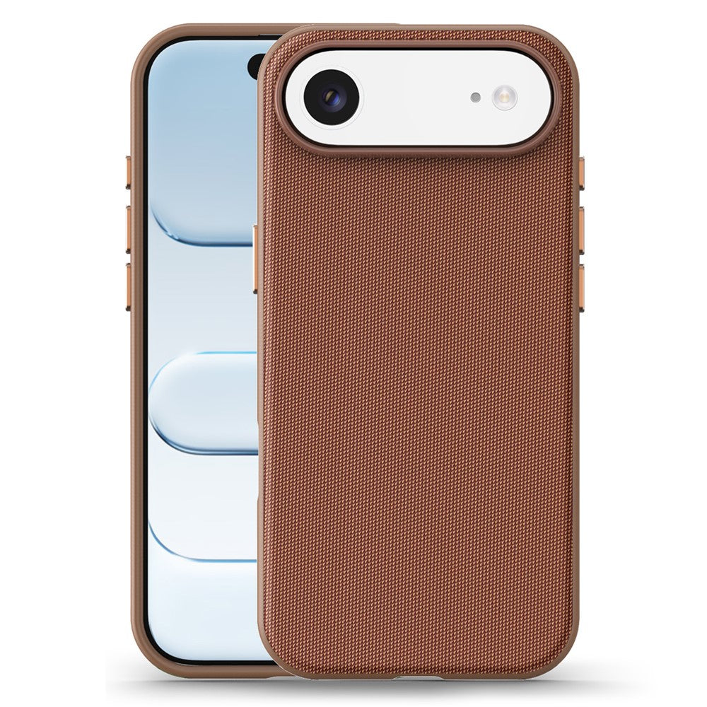 For iPhone Air Magnetic Case Tech Fabric Coated TPU + PC Anti-Drop Phone Cover