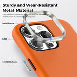 For iPhone 16 Pro Max Magnetic Case Fine Grid Texture Leather Coated TPU PC Phone Cover with Metal Lens Frame