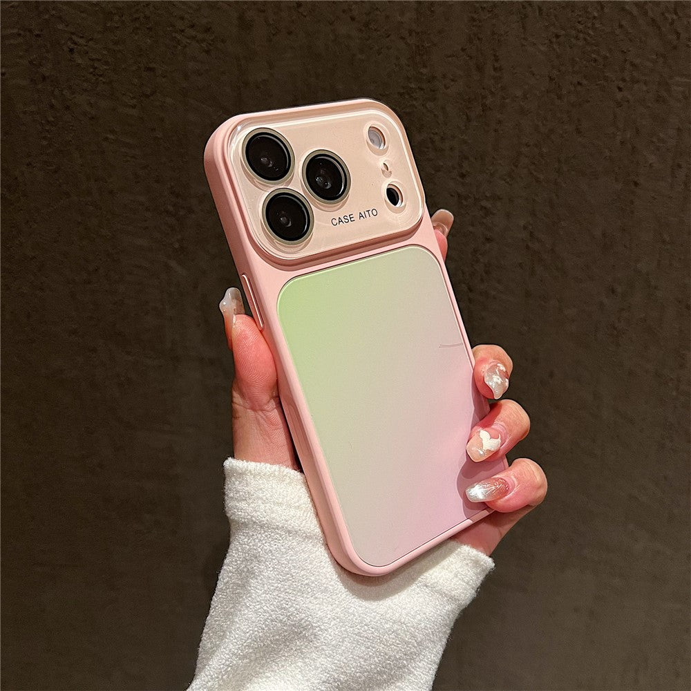 Til iPhone 17 Pro cover Gradient TPU + PC præcis udskæring beskyttende telefoncover med linsefilm