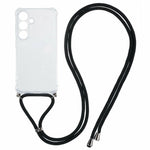 For Samsung Galaxy S26 FE Case Reinforced Corner TPU Clear Phone Cover with Lanyard