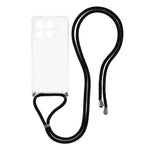 For Xiaomi 17 Max Case Reinforced Corner TPU Clear Phone Cover with Lanyard
