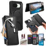 CASENEO MW-02 For Google Pixel 10a Case Detachable Magnetic Leather Flip Cover