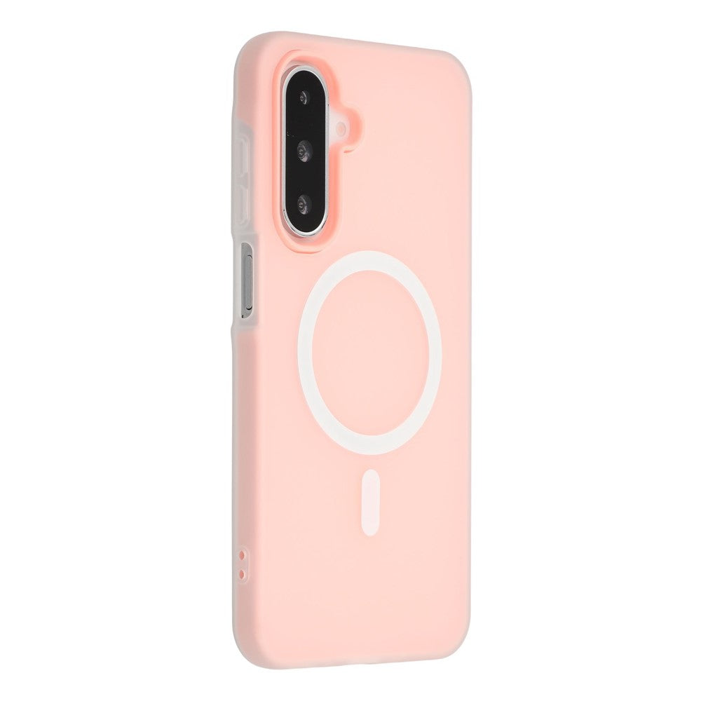 For Samsung Galaxy A37 5G Magnetic Case PC + TPU Frosted Phone Cover