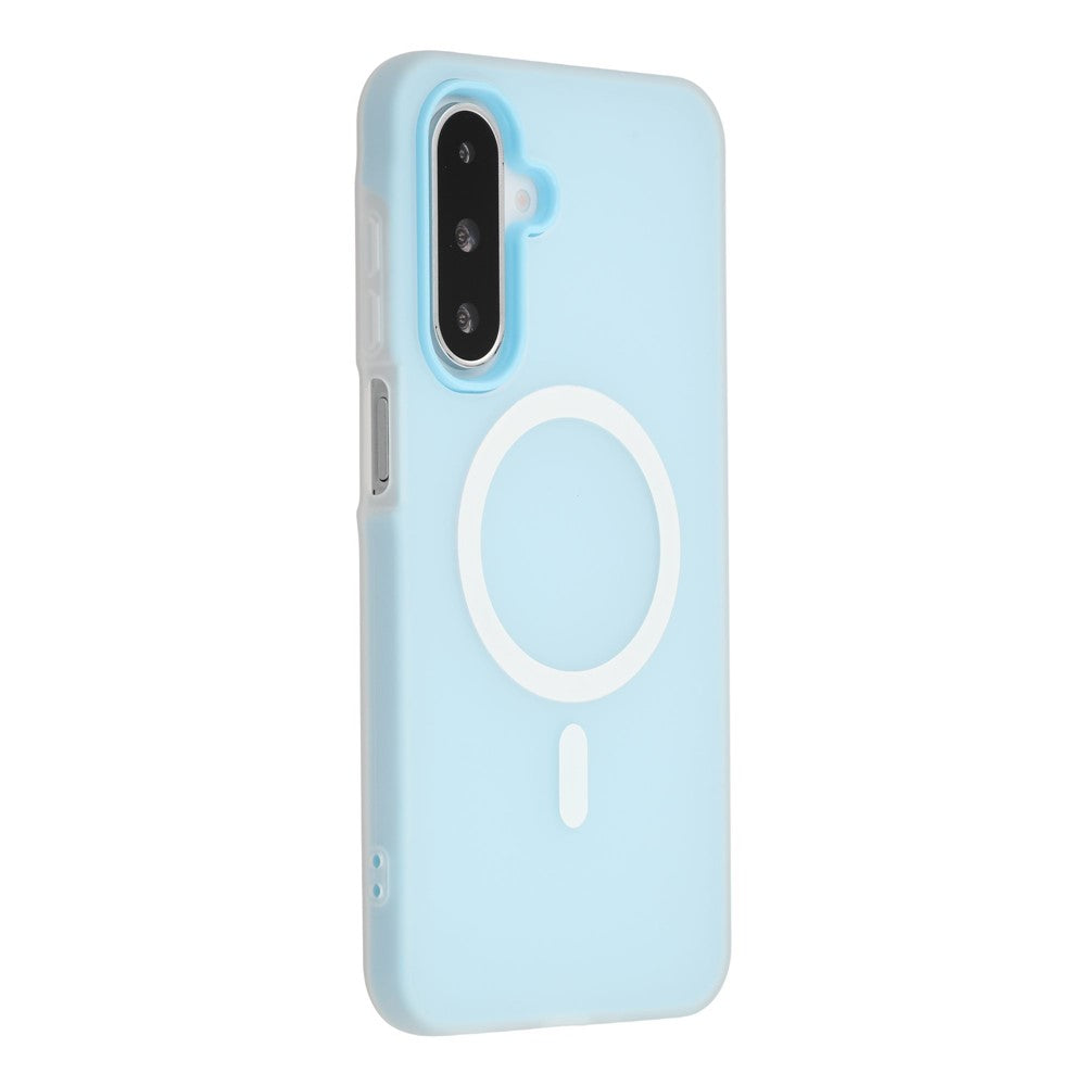 For Samsung Galaxy A37 5G Magnetic Case PC + TPU Frosted Phone Cover