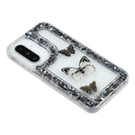 Til Samsung Galaxy S25+ / S24+ etui DIY sommerfugle glimmer epoxy blød TPU telefon bagcover