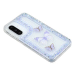For Samsung Galaxy S26+ Case DIY Butterfly Glitter Epoxy Soft TPU Phone Back Cover