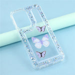 For Samsung Galaxy S26+ Case DIY Butterfly Glitter Epoxy Soft TPU Phone Back Cover