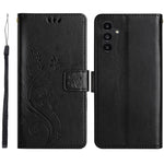 Til Samsung Galaxy S26 FE Læder Pung Etui Sommerfugl Blomst Trykt Telefoncover med Rem