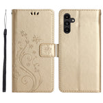 Til Samsung Galaxy S26 FE Læder Pung Etui Sommerfugl Blomst Trykt Telefoncover med Rem