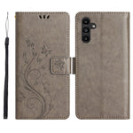 Til Samsung Galaxy S26 FE Læder Pung Etui Sommerfugl Blomst Trykt Telefoncover med Rem