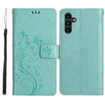 Til Samsung Galaxy S26 FE Læder Pung Etui Sommerfugl Blomst Trykt Telefoncover med Rem