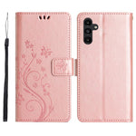 Til Samsung Galaxy S26 FE Læder Pung Etui Sommerfugl Blomst Trykt Telefoncover med Rem