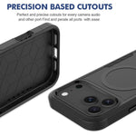 For iPhone 18 Pro Max / 17 Pro Max Case Compatible with MagSafe Dual Layer PC + TPU Shockproof Phone Cover