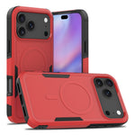 For iPhone 18 Pro Max / 17 Pro Max Case Compatible with MagSafe Dual Layer PC + TPU Shockproof Phone Cover