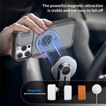 Til iPhone 14 Pro Max Magnetisk Cover Skydeligt Kameradæksel Roterbar Stander PC + TPU Telefoncover