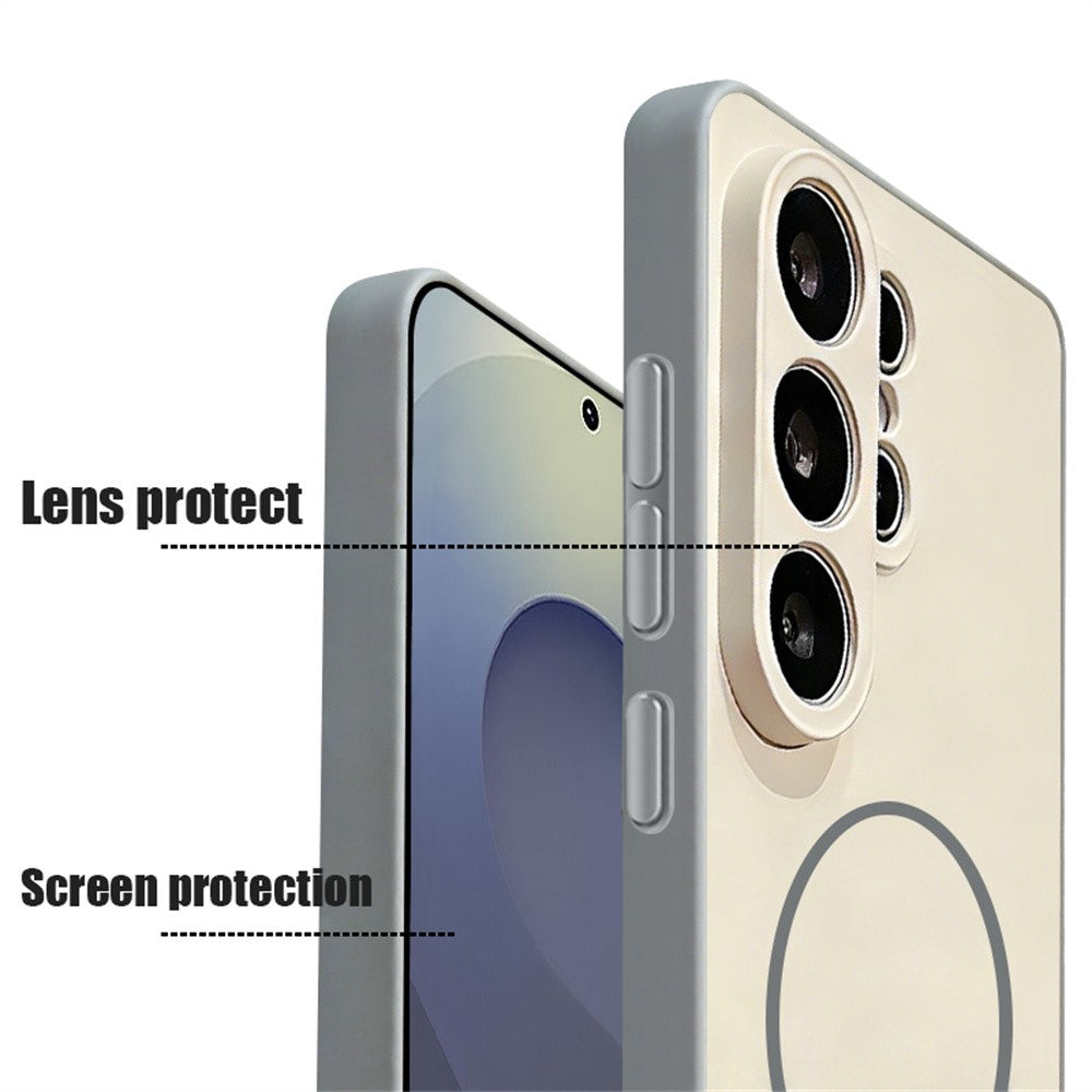 For Samsung Galaxy S26 Ultra Magnetic Case UV Printing Colorful Pattern PC + TPU Phone Protective Cover
