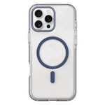 For iPhone 16 Pro Max Magnetic Case Clear PC TPU TPE Shockproof Cover Compatible with MagSafe