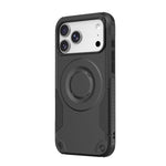 For iPhone 18 Pro Max / 17 Pro Max Magnetic Case Shockproof PC + TPU Anti-Slip Textured Phone Cover