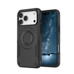 For iPhone 18 Pro Max / 17 Pro Max Magnetic Case Shockproof PC + TPU Anti-Slip Textured Phone Cover