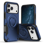 For iPhone 18 Pro Max / 17 Pro Max Magnetic Case Shockproof PC + TPU Anti-Slip Textured Phone Cover