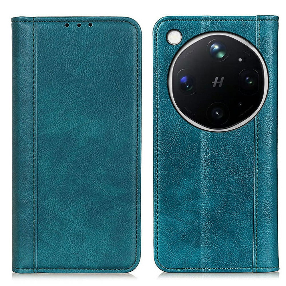 For Oppo Find X9 Ultra 5G Stand Case Split Leather Litchi Texture Wallet Phone Cover
