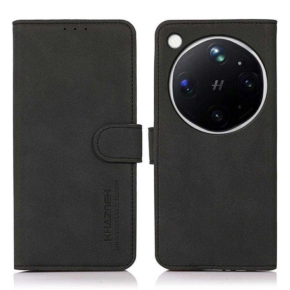 KHAZNEH For Oppo Find X9 Ultra 5G Case Anti Scratch PU Leather Wallet Stand Phone Cover