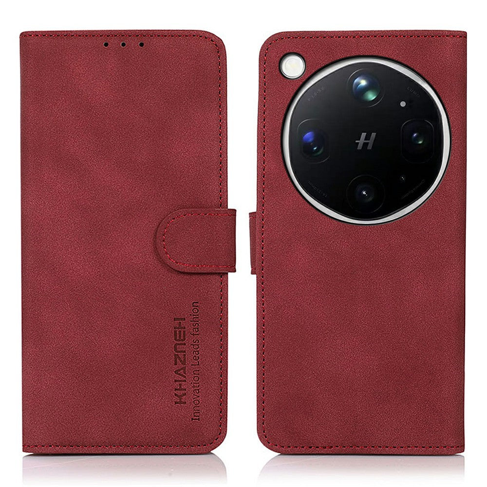 KHAZNEH For Oppo Find X9 Ultra 5G Case Anti Scratch PU Leather Wallet Stand Phone Cover