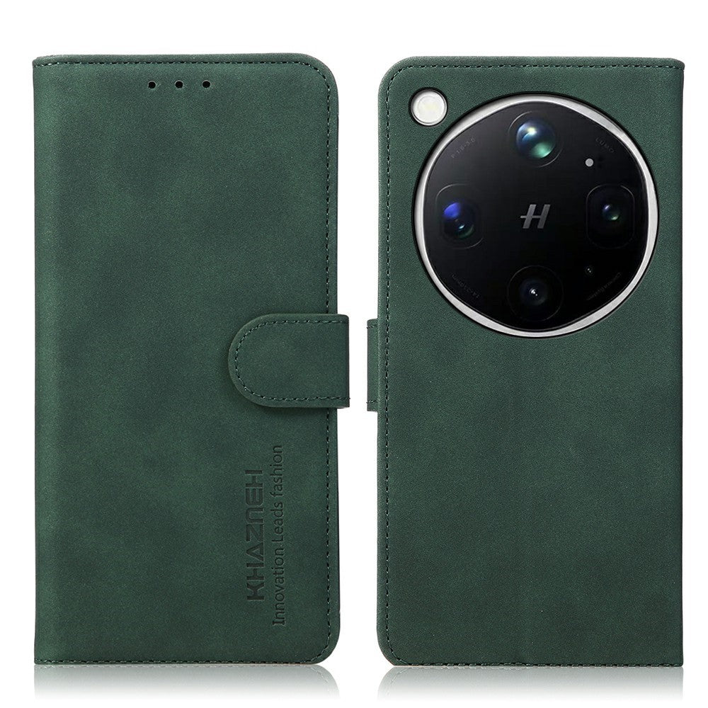 KHAZNEH For Oppo Find X9 Ultra 5G Case Anti Scratch PU Leather Wallet Stand Phone Cover