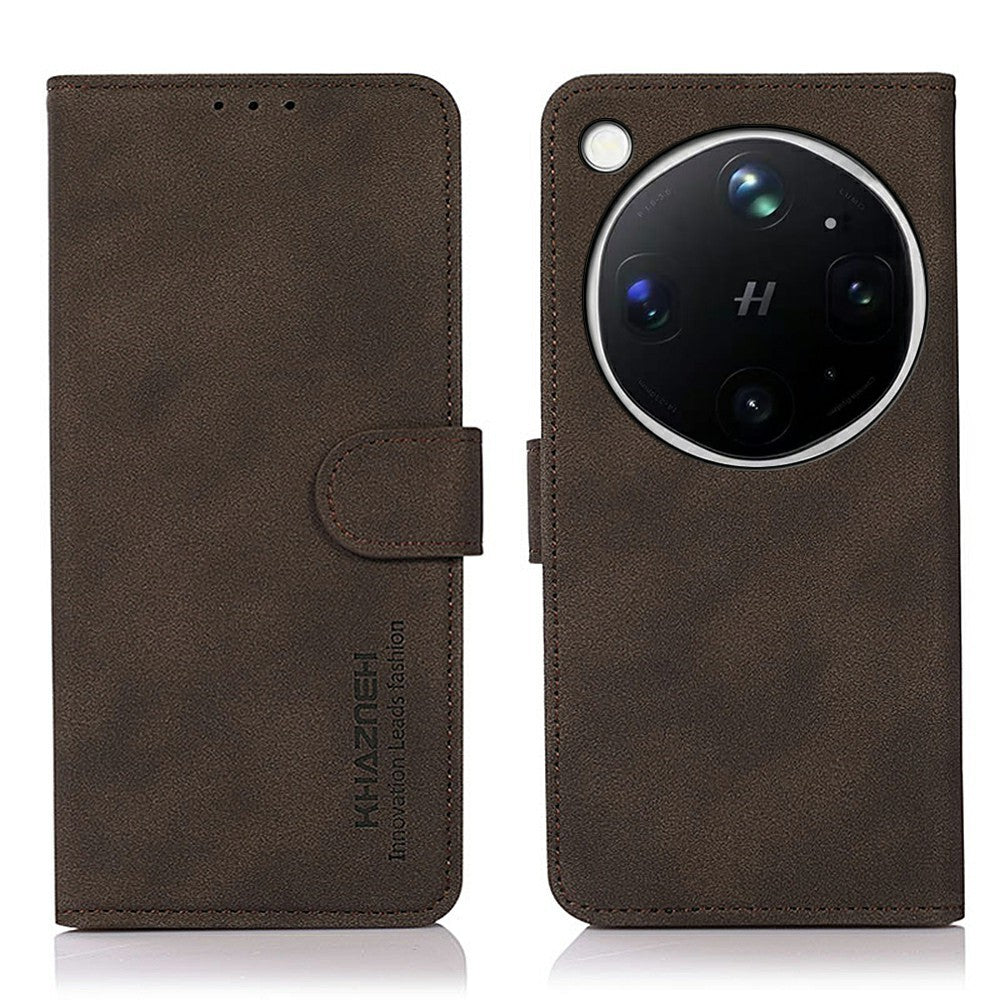KHAZNEH For Oppo Find X9 Ultra 5G Case Anti Scratch PU Leather Wallet Stand Phone Cover