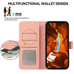 ABEEL For Oppo Find X9 Ultra 5G Case PU Leather Folio Stand View RFID Blocking Phone Cover