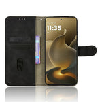 Til Motorola Edge 70 Pro 5G læderetui, skin-feel, anti-drop, tegnebog, stander, flip telefoncover