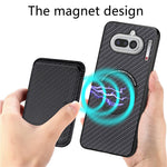 Til Nothing Phone (4a) Magnetisk cover Aftagelig kortholder Telefonbagcover