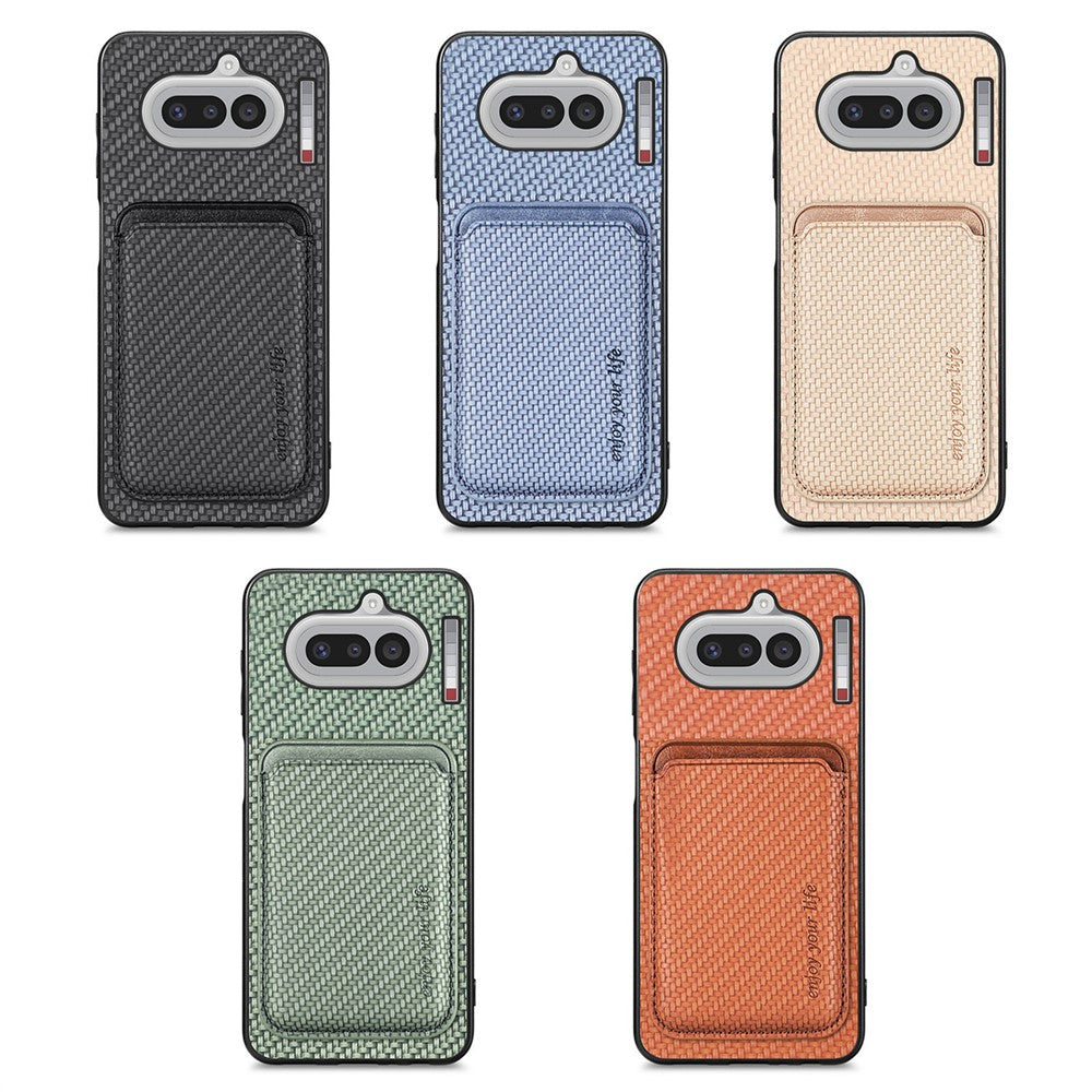 Til Nothing Phone (4a) Magnetisk cover Aftagelig kortholder Telefonbagcover