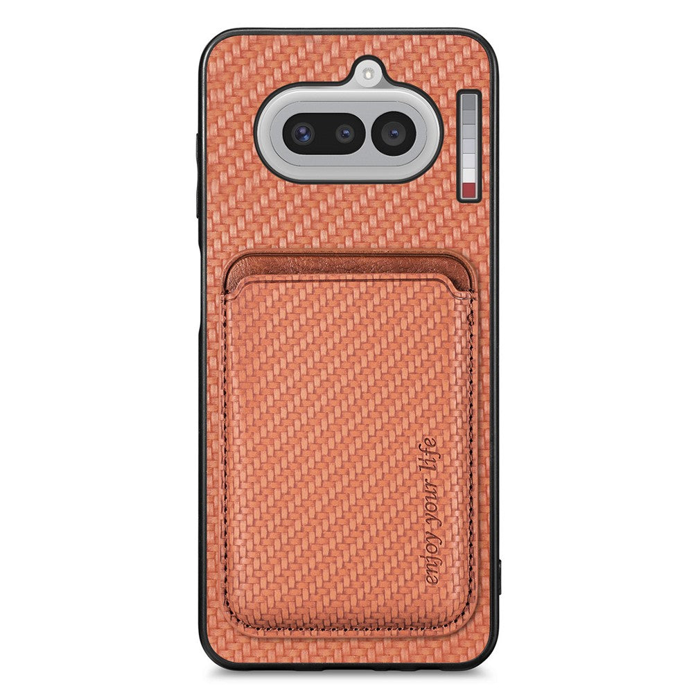 Til Nothing Phone (4a) Magnetisk cover Aftagelig kortholder Telefonbagcover
