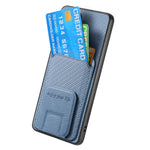 Til Nothing Phone (4a) Etui Kortholder Kulfibertekstur Læderbelagt TPU Telefoncover