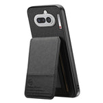 For Nothing Phone (4a) Case Cloth Texture Leather + PC + TPU Cover with RFID Blocking Card Holder
