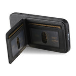 For Nothing Phone (4a) Case Cloth Texture Leather + PC + TPU Cover with RFID Blocking Card Holder