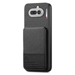 For Nothing Phone (4a) Case Cloth Texture Leather + PC + TPU Cover with RFID Blocking Card Holder