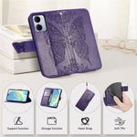 For Xiaomi Redmi 15a 5G Case with Strap Butterfly Pattern PU Leather Wallet Phone Cover