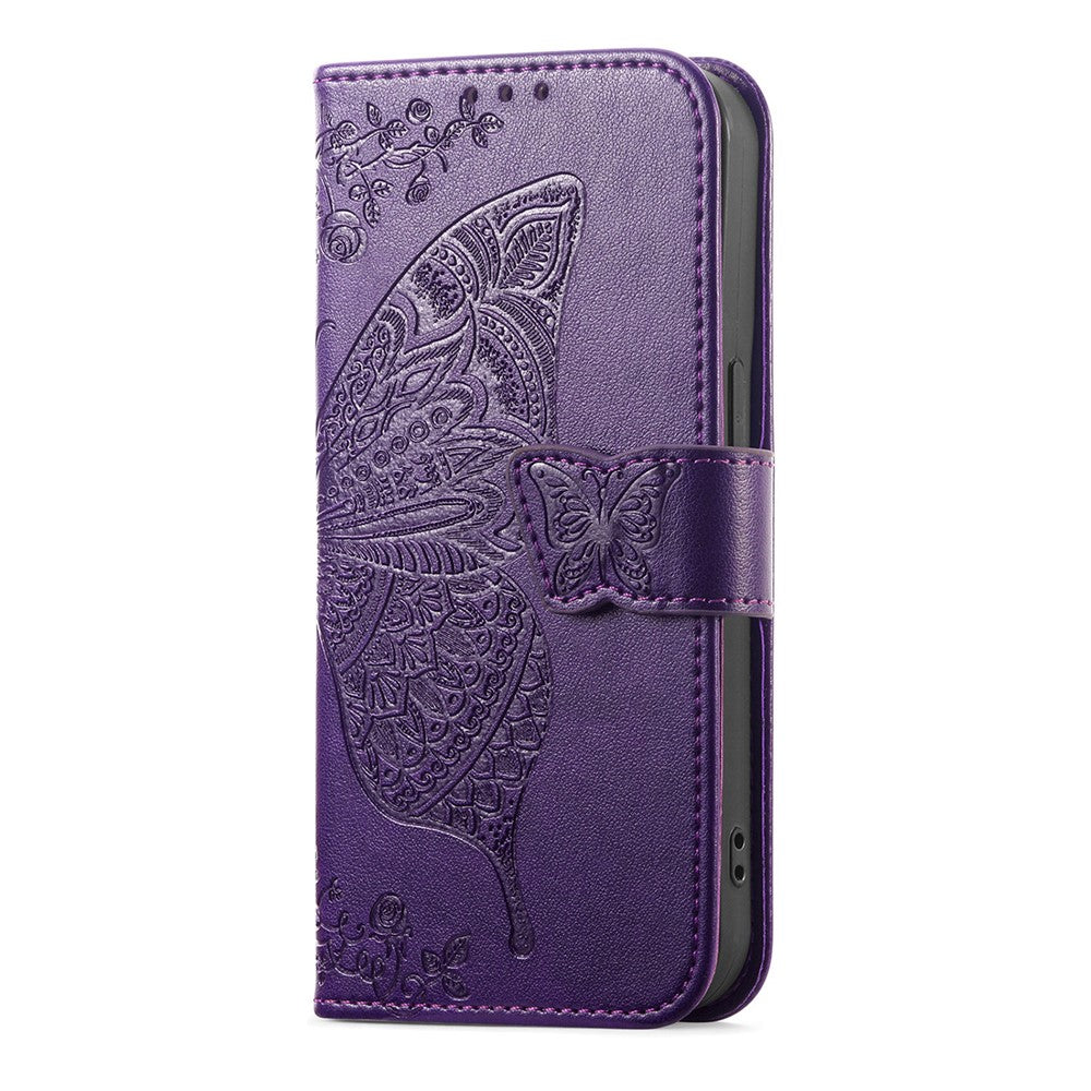 For Xiaomi Redmi 15a 5G Case with Strap Butterfly Pattern PU Leather Wallet Phone Cover
