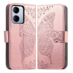 For Xiaomi Redmi 15a 5G Case with Strap Butterfly Pattern PU Leather Wallet Phone Cover