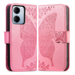 For Xiaomi Redmi 15a 5G Case with Strap Butterfly Pattern PU Leather Wallet Phone Cover