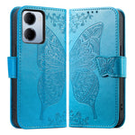 For Xiaomi Redmi 15a 5G Case with Strap Butterfly Pattern PU Leather Wallet Phone Cover
