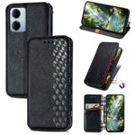 For Xiaomi Redmi 15a 5G Case Rhombus Imprint PU Leather Wallet Phone Cover