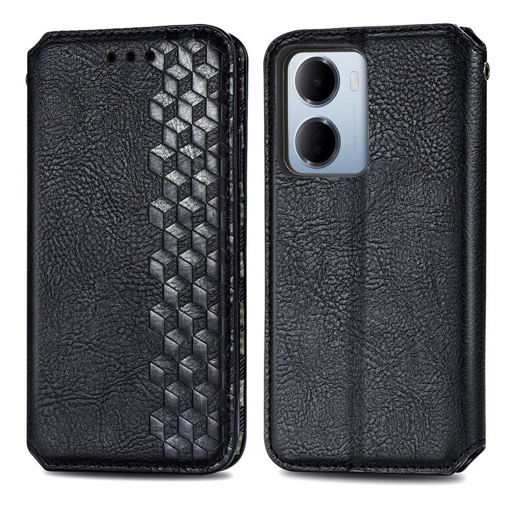 For Xiaomi Redmi 15a 5G Case Rhombus Imprint PU Leather Wallet Phone Cover