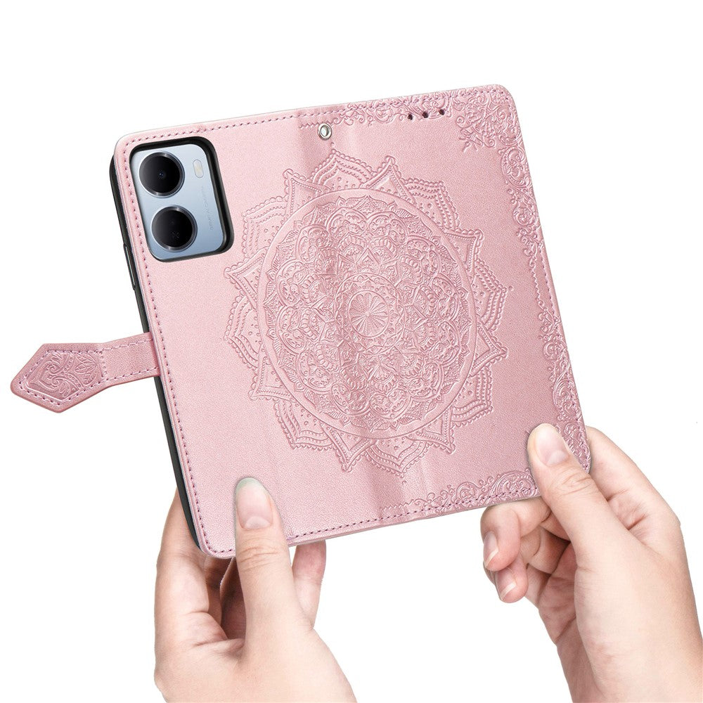 For Xiaomi Redmi 15a 5G Wallet Case Mandala Flower Leather Phone Cover Stand